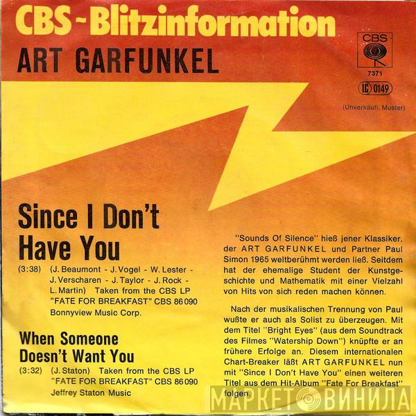  Art Garfunkel  - Since I Don't Have You