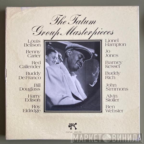 , Art Tatum , Louis Bellson , Benny Carter , Red Callender , Buddy DeFranco , Bill Douglass  , Harry Edison , Roy Eldridge , Lionel Hampton , Jo Jones , Barney Kessel , Buddy Rich , John Simmons , Alvin Stoller  Ben Webster  - The Tatum Group Masterpieces