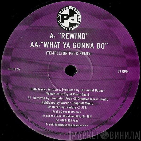 Artful Dodger, Craig David - Rewind