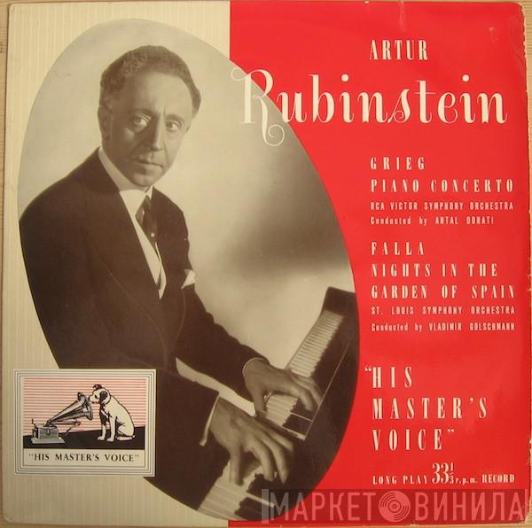 Arthur Rubinstein, Edvard Grieg, Manuel De Falla, RCA Victor Symphony Orchestra, Antal Dorati, Saint Louis Symphony Orchestra, Vladimir Golschmann - Piano Concerto / Nights In The Garden Of Spain