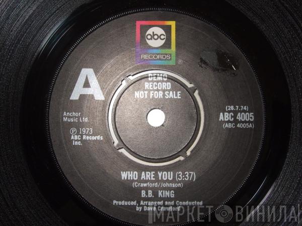 B.B. King - Who Are You