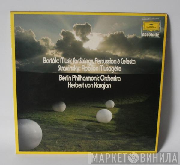 Béla Bartók, Igor Stravinsky, Berliner Philharmoniker, Herbert von Karajan - Music For Strings, Percussion And Celesta / Apollo (Apollon Musagete)