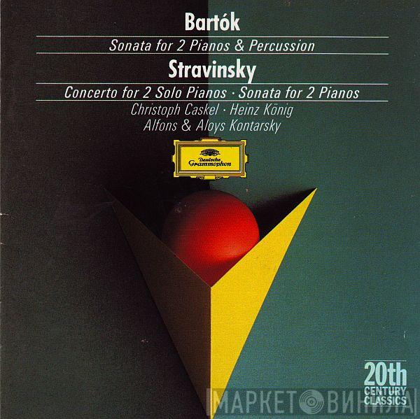 Béla Bartók, Igor Stravinsky, Christoph Caskel, Heinz König, Alfons & Aloys Kontarsky - Sonata For 2 Pianos & Percussion / Concerto For 2 Solo Pianos · Sonata For 2 Pianos