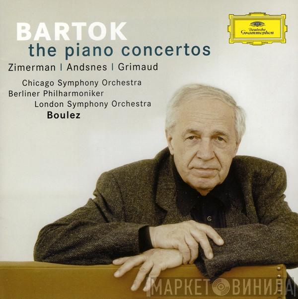, Béla Bartók , Krystian Zimerman , Leif Ove Andsnes , Hélène Grimaud , The Chicago Symphony Orchestra , Berliner Philharmoniker , The London Symphony Orchestra  Pierre Boulez  - The Piano Concertos
