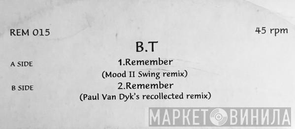  BT  - Remember