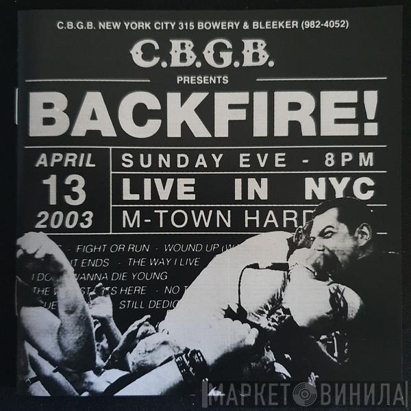  Backfire!  - Live At CBGB's