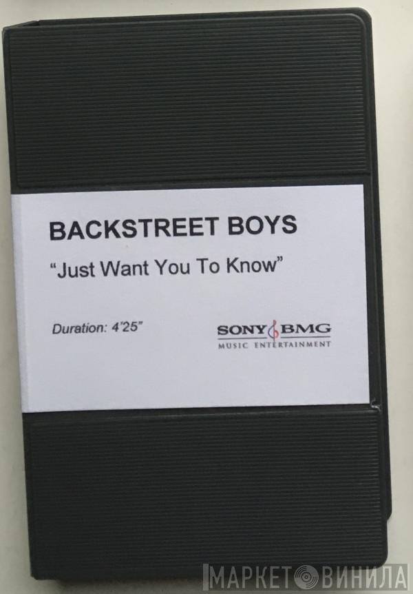  Backstreet Boys  - Just Want You To Know