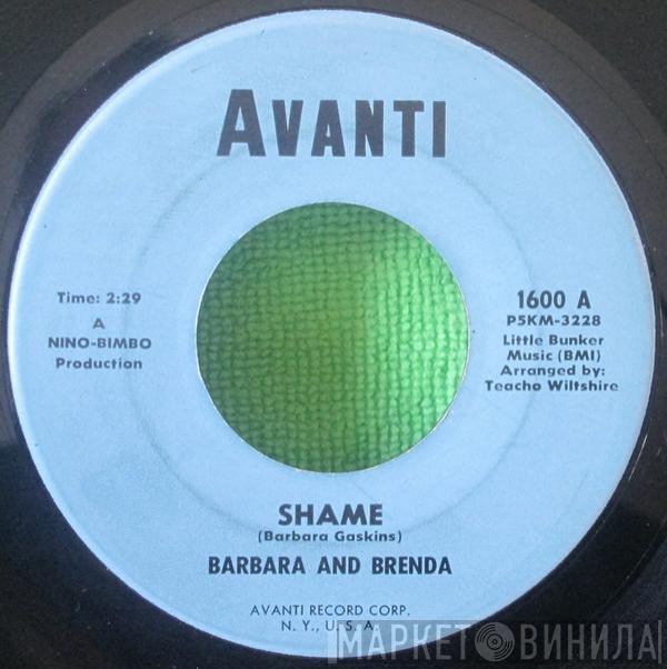 Barbara And Brenda - Shame / Let's Get Together