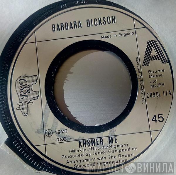  Barbara Dickson  - Answer Me