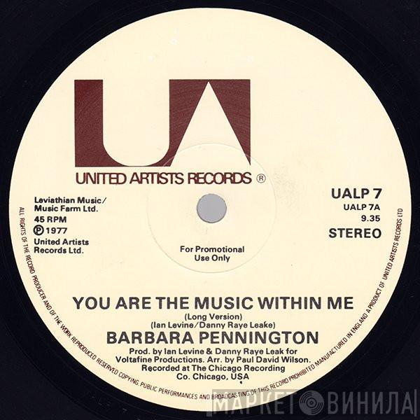  Barbara Pennington  - You Are The Music Within Me