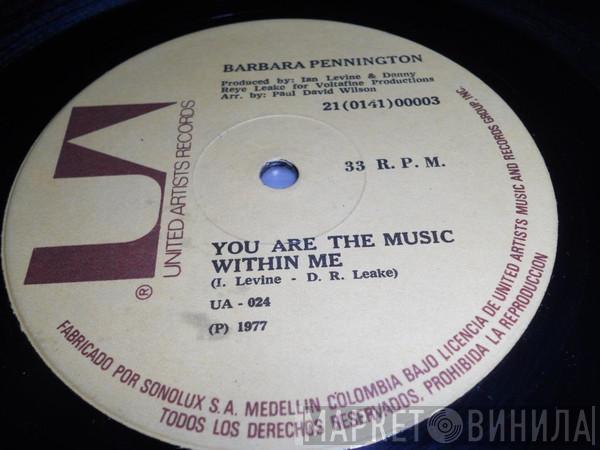  Barbara Pennington  - You Are The Music Within Me