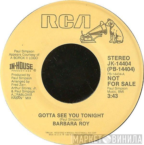 Barbara Roy - Gotta See You Tonight