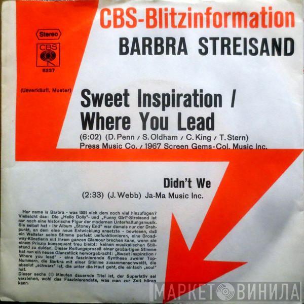  Barbra Streisand  - Sweet Inspiration / Where You Lead