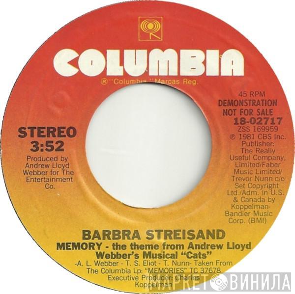  Barbra Streisand  - Memory - The Theme From Andrew Lloyd Webber's "Cats"