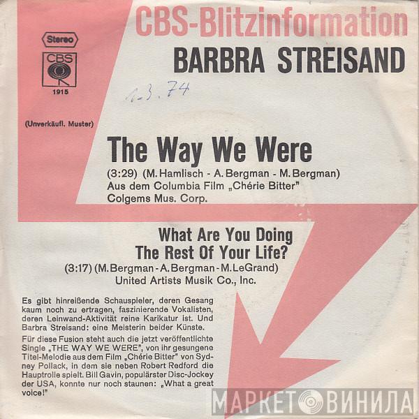  Barbra Streisand  - The Way We Were