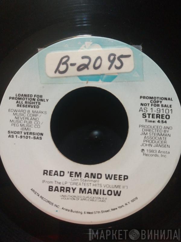  Barry Manilow  - Read 'Em And Weep