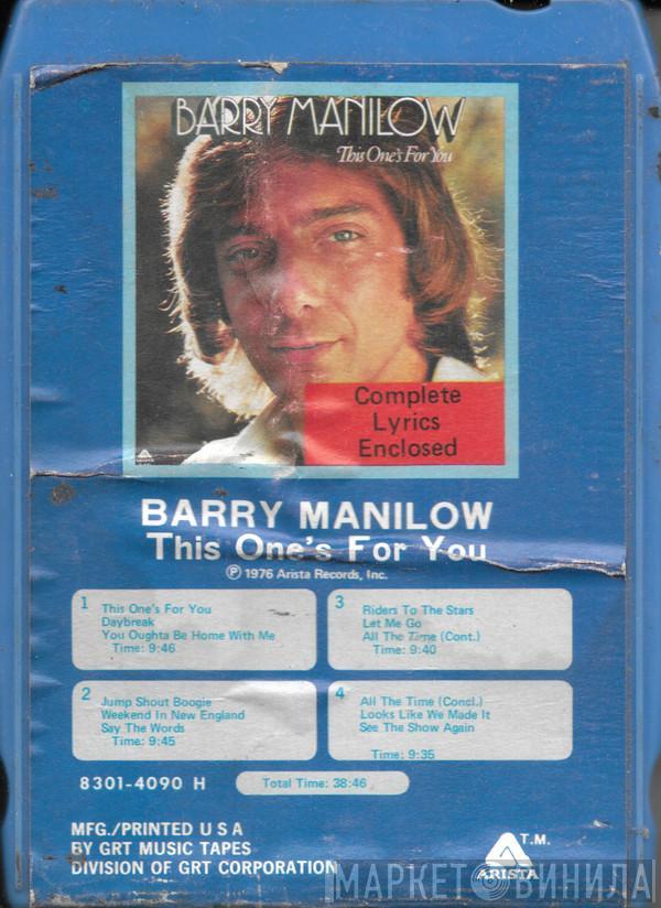  Barry Manilow  - This One's For You