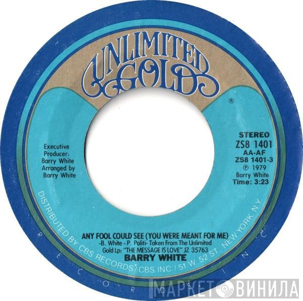 Barry White - Any Fool Could See (You Were Meant For Me) / You're The One I Need