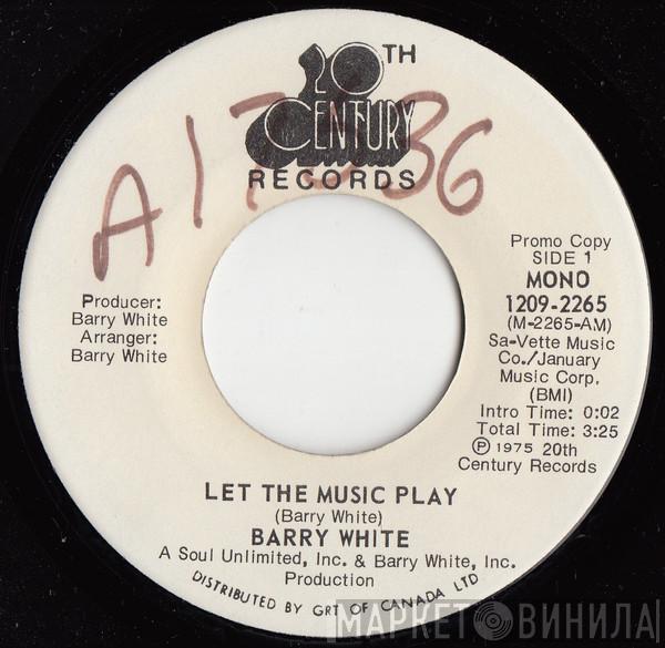  Barry White  - Let The Music Play