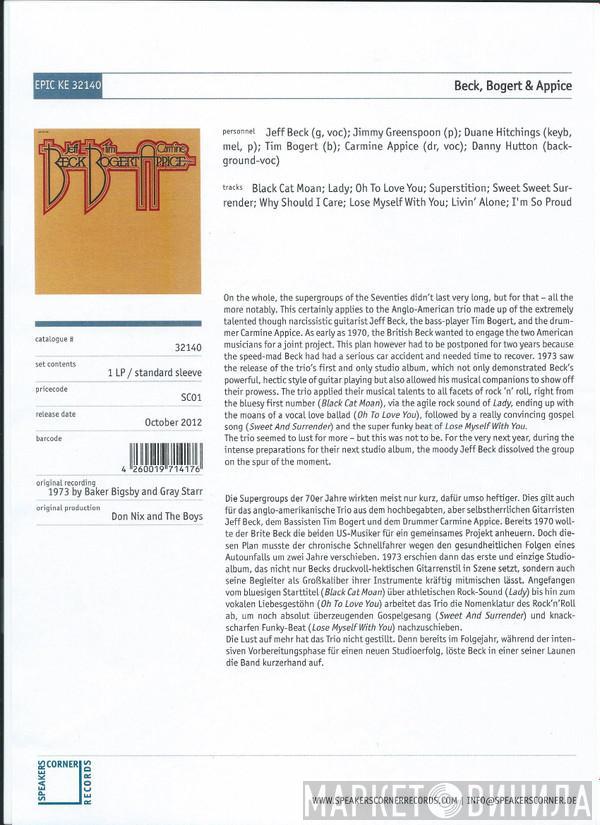  Beck, Bogert & Appice  - Beck, Bogert & Appice