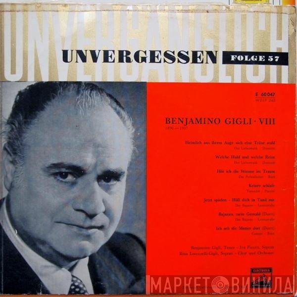  Beniamino Gigli  - Benjamino Gigli - VIII