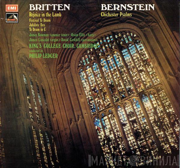 Benjamin Britten, Leonard Bernstein, The King's College Choir Of Cambridge, Philip Ledger - Rejoice In The Lamb / Chichester Psalms