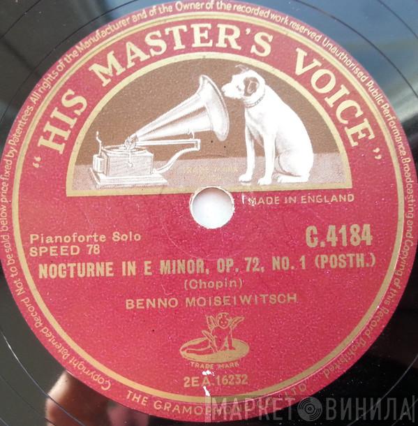 Benno Moiseiwitsch - Nocturne In E Minor, Op. 72, No. 1 (Posth.) / Fantasie-Impromptu In C Sharp Minor, Op. 66 (Posth.)