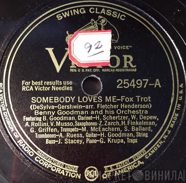 Benny Goodman And His Orchestra  - Somebody Loves Me / Jam Session