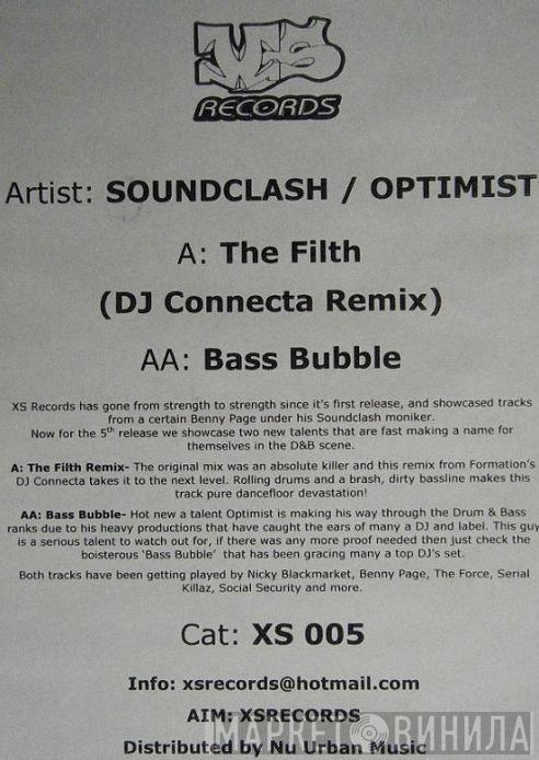 Benny Page, Optimist - The Filth (Connecta Remix) / Bass Bubble