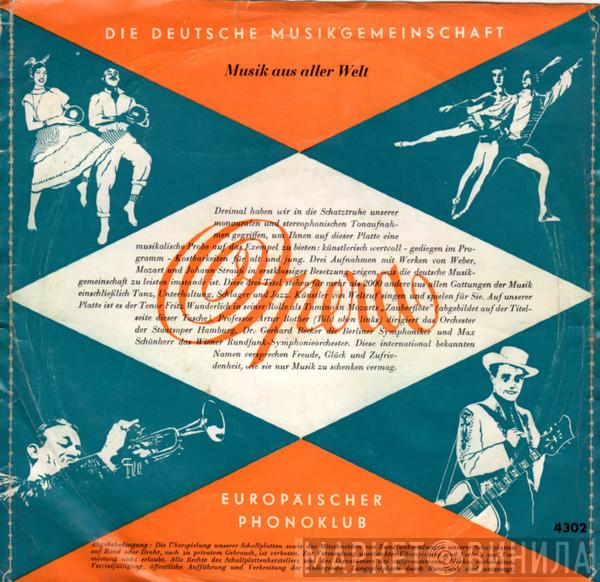 , Berliner Symphoniker , Fritz Wunderlich , Orchester Der Staatsoper Hamburg  Das Große Wiener Rundfunkorchester  - Die Deutsche Musikgemeinschaft-Musik Für Alle Im Europäischen Phonoklub - Hörprobe
