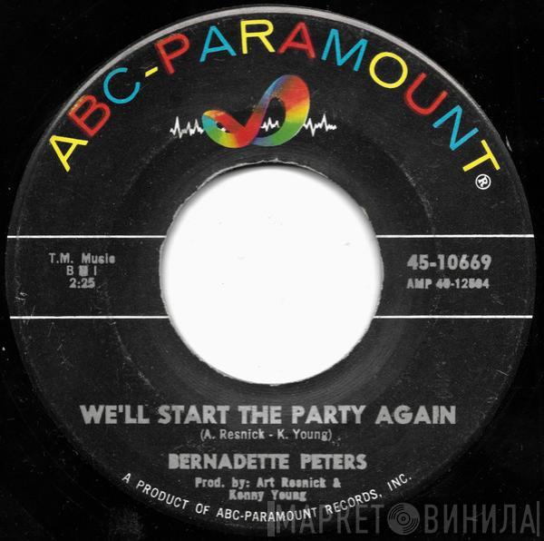 Bernadette Peters - We'll Start The Party Again / Wait Johnny For Me