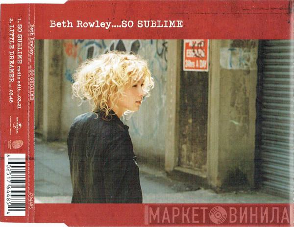  Beth Rowley  - So Sublime