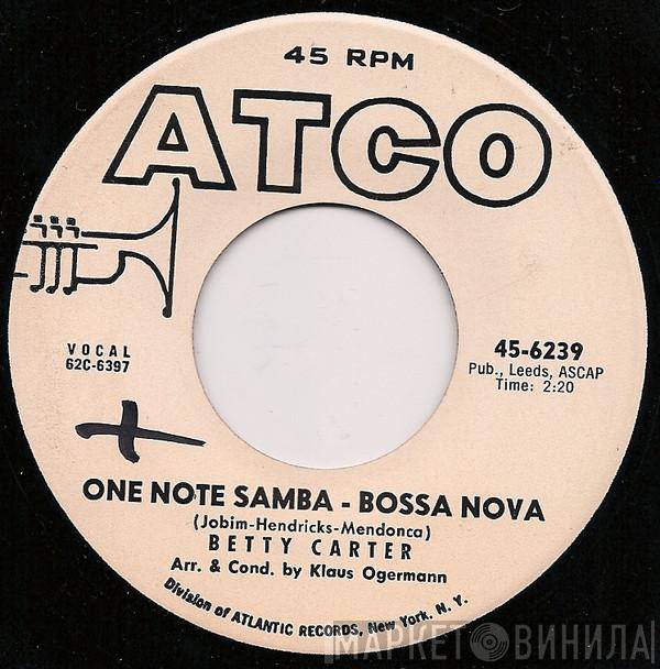  Betty Carter  - One Note Samba - Bossa Nova