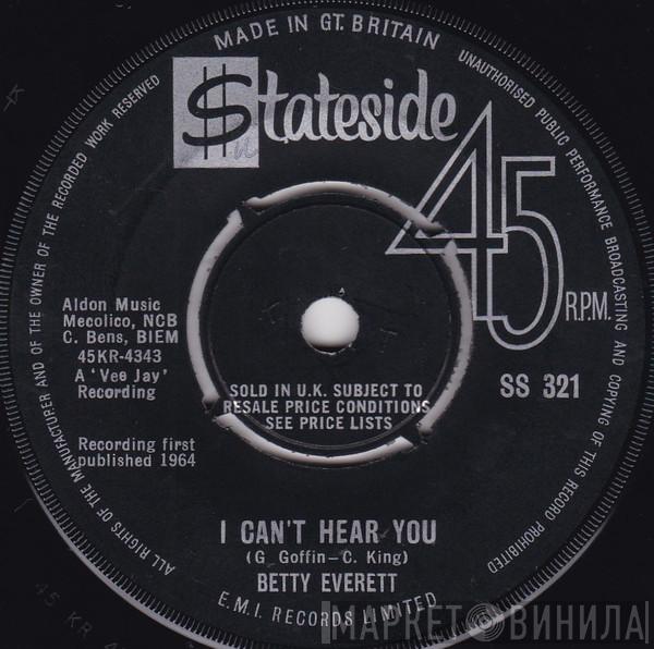 Betty Everett - I Can't Hear You