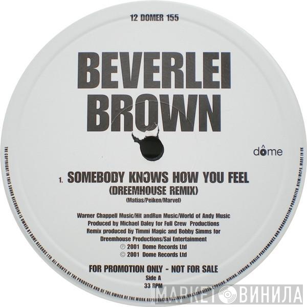 Beverlei Brown - Somebody Knows How You Feel (Remixes)
