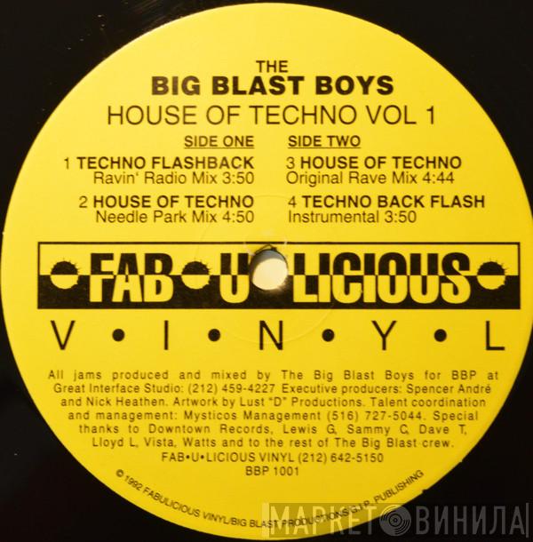 Big Blast Boys - House Of Techno Vol. 1