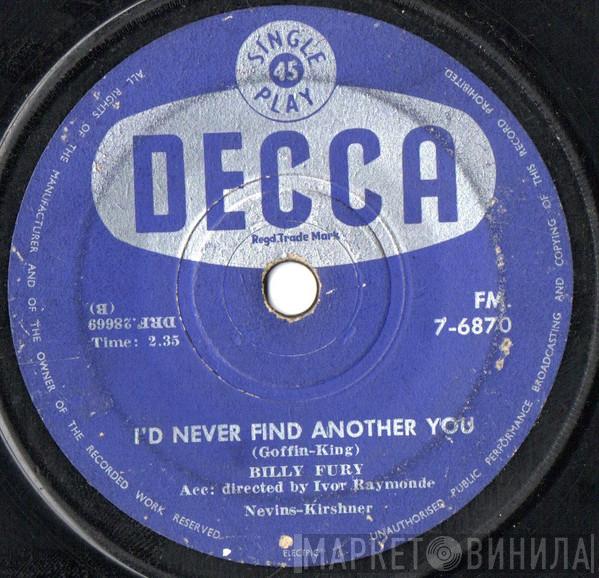 Billy Fury  - I'd Never Find Another You / Sleepless Nights