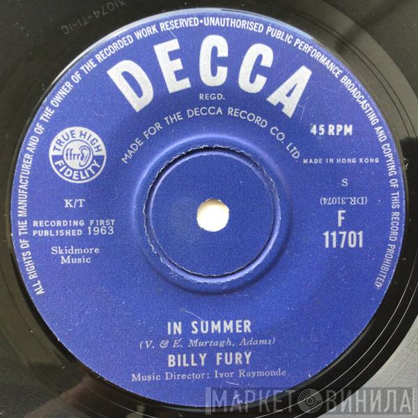  Billy Fury  - In Summer