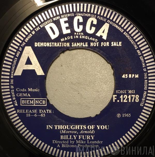  Billy Fury  - In Thoughts Of You