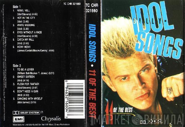  Billy Idol  - Idol Songs - 11 Of The Best