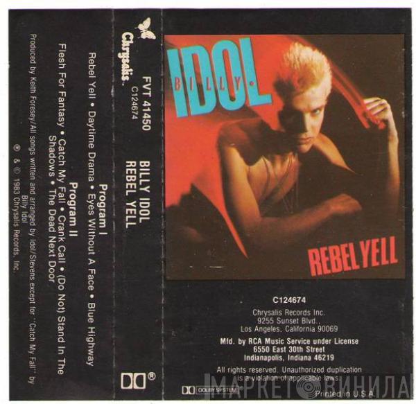  Billy Idol  - Rebel Yell