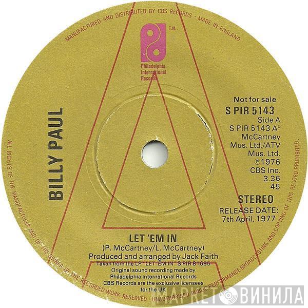 Billy Paul - Let 'Em In