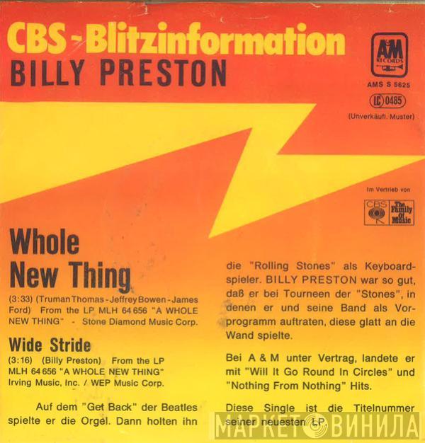  Billy Preston  - Whole New Thing