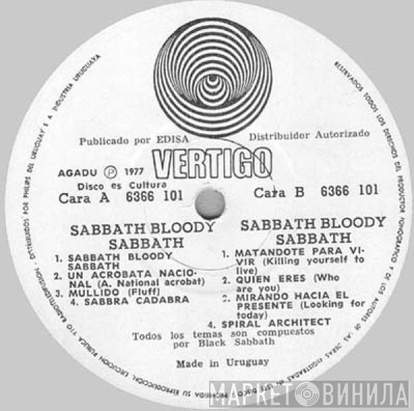  Black Sabbath  - Sabbath Bloody Sabbath
