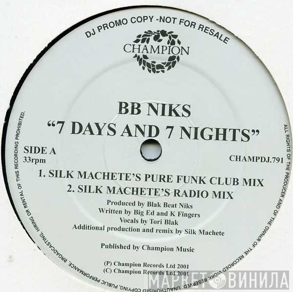 Blak Beat Niks - 7 Days And 7 Nights