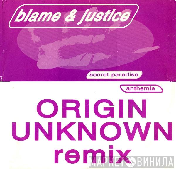 Blame & Justice - Anthemia (Remix) / Secret Paradise