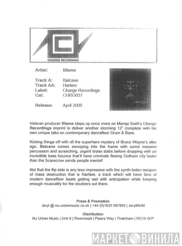 Blame - Batcave / Harlem