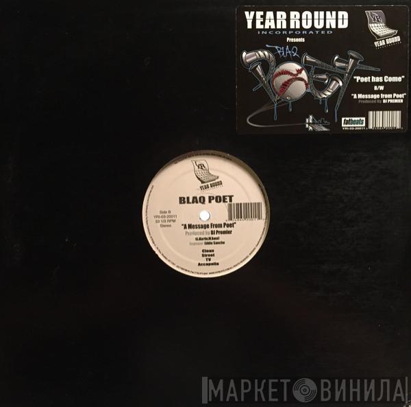 Blaq Poet - Poet Has Come / A Message From Poet