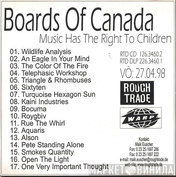  Boards Of Canada  - Music Has The Right To Children