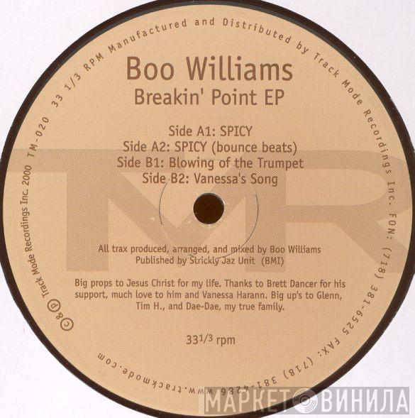  Boo Williams  - Breakin' Point EP